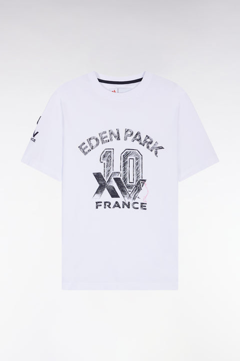 XV de France short-sleeved white T-shirt - Image 2
