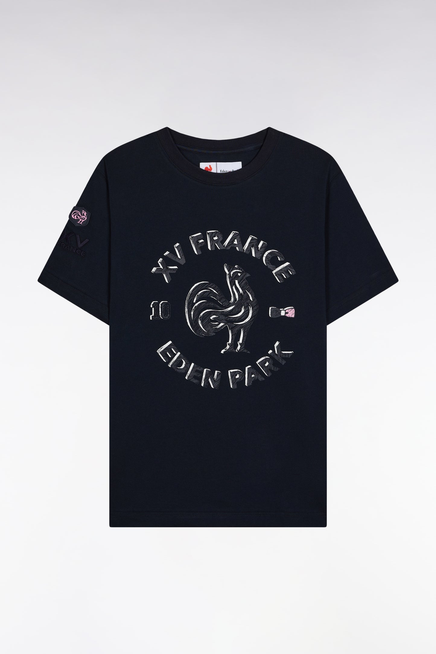 T-shirt à manches courtes marine XV de France