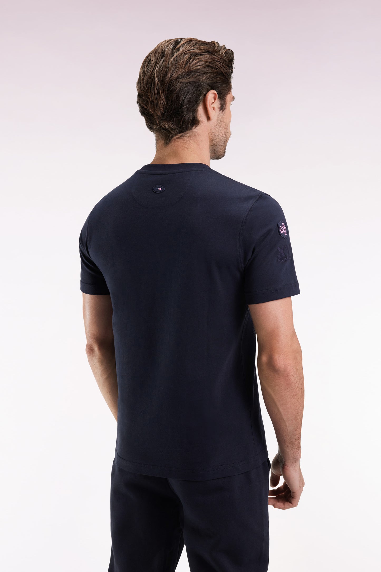 T-shirt à manches courtes marine XV de France