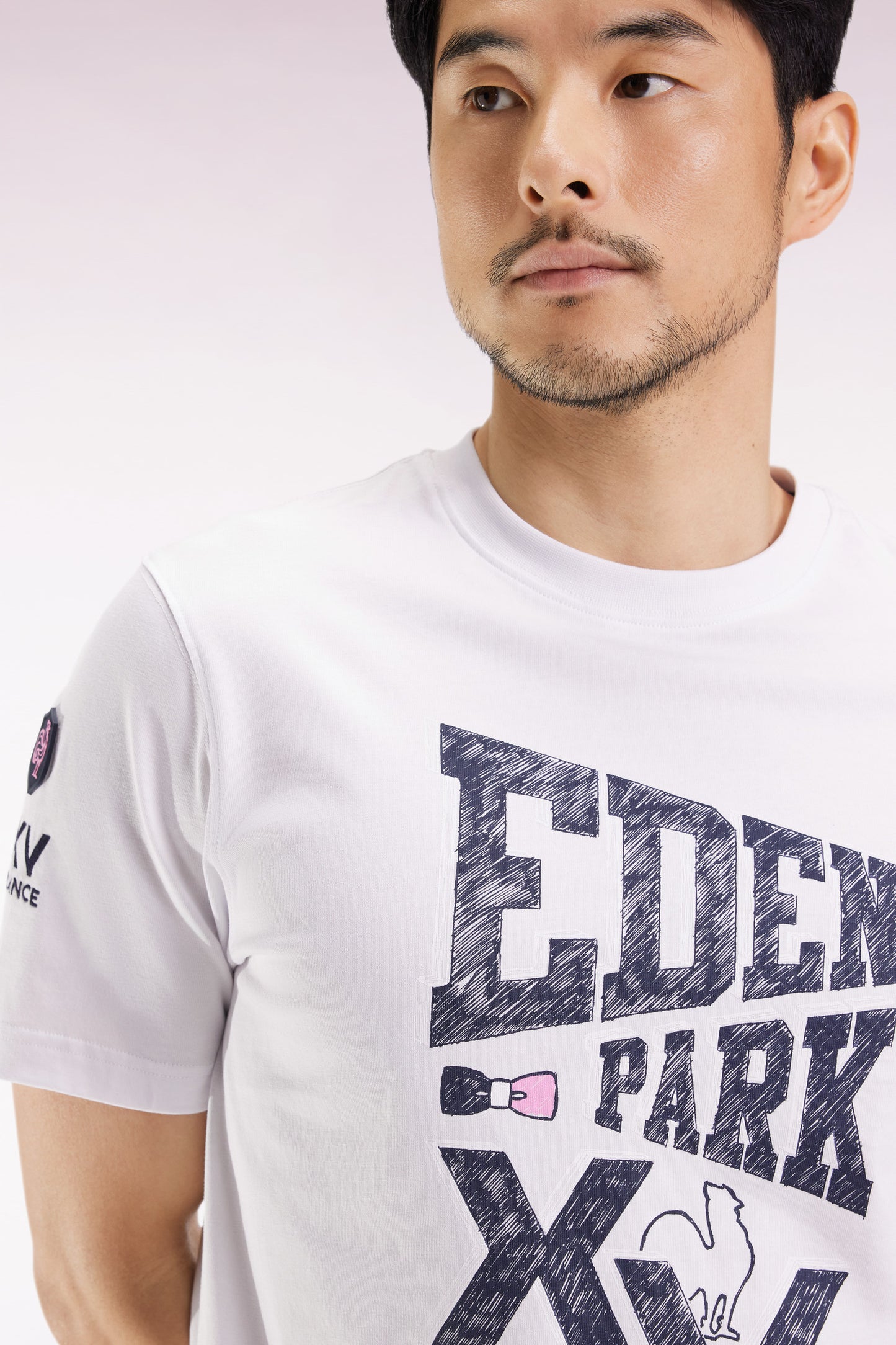 XV de France short-sleeved white T-shirt