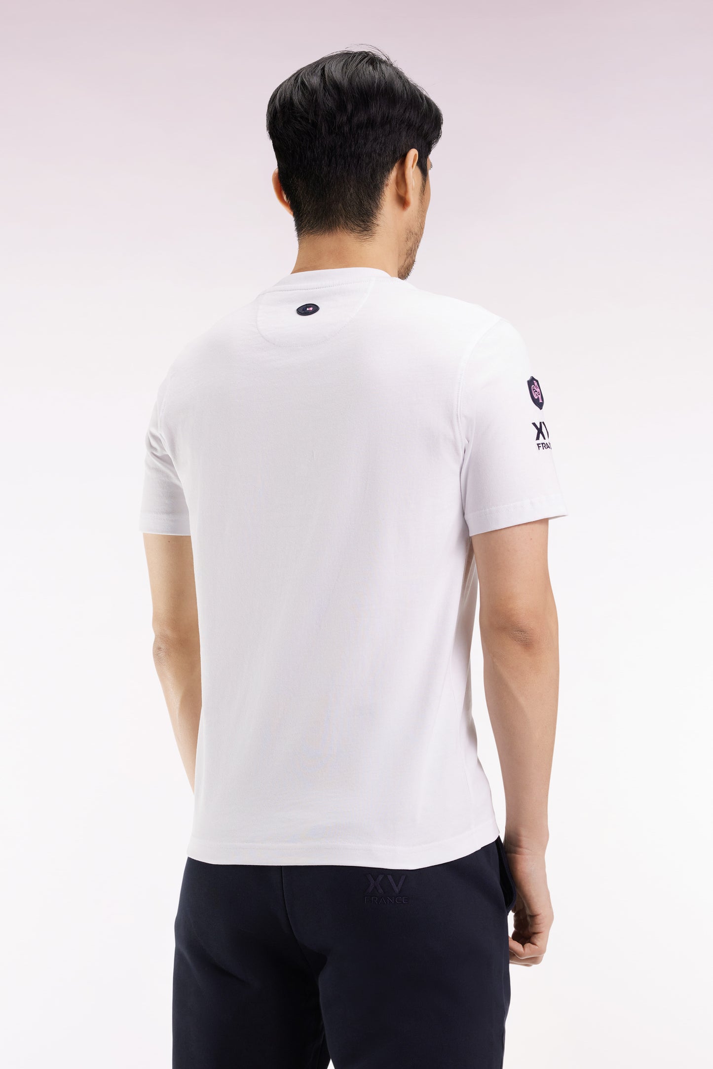 XV de France short-sleeved white T-shirt