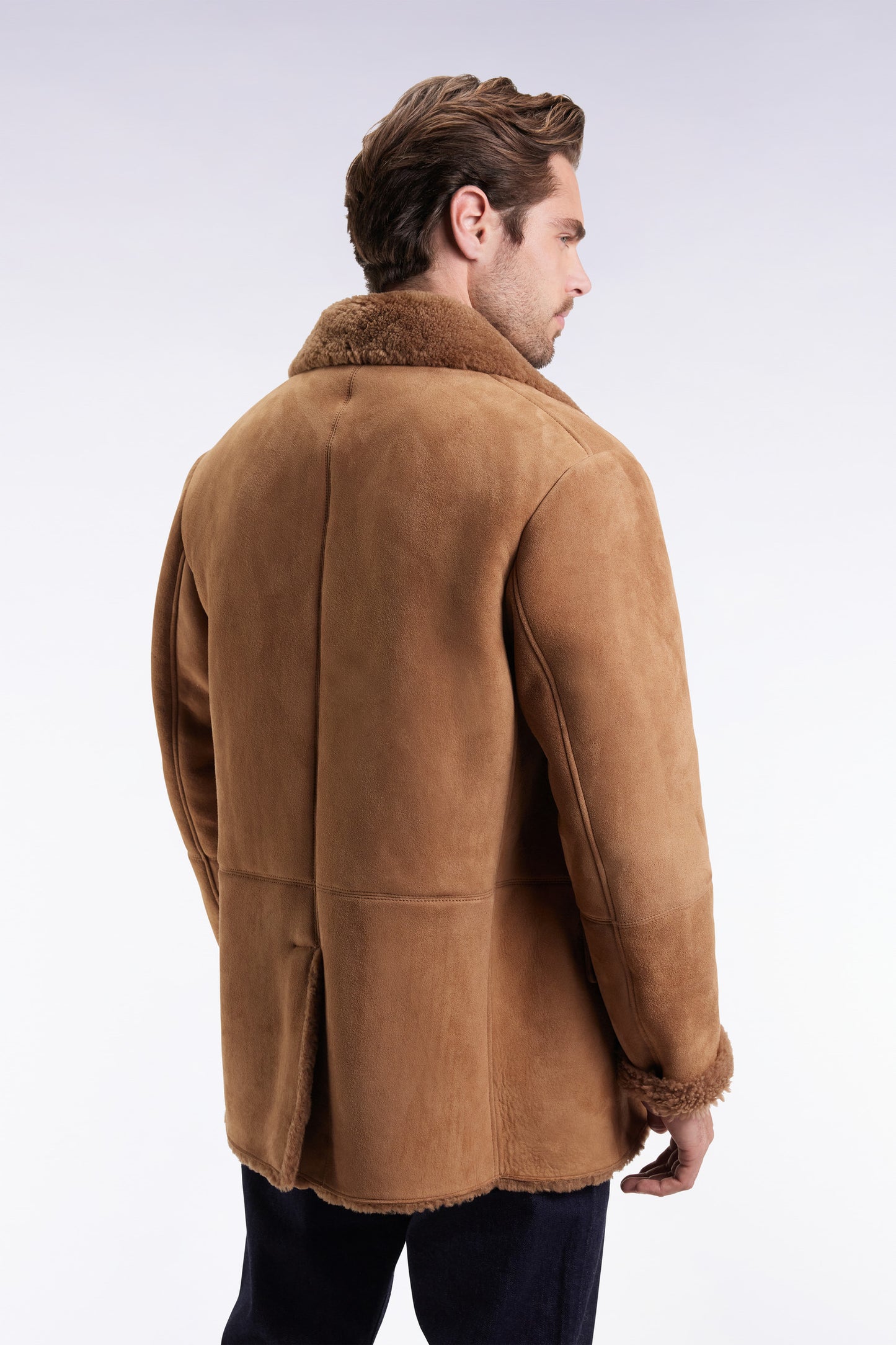 Brown wool coat
