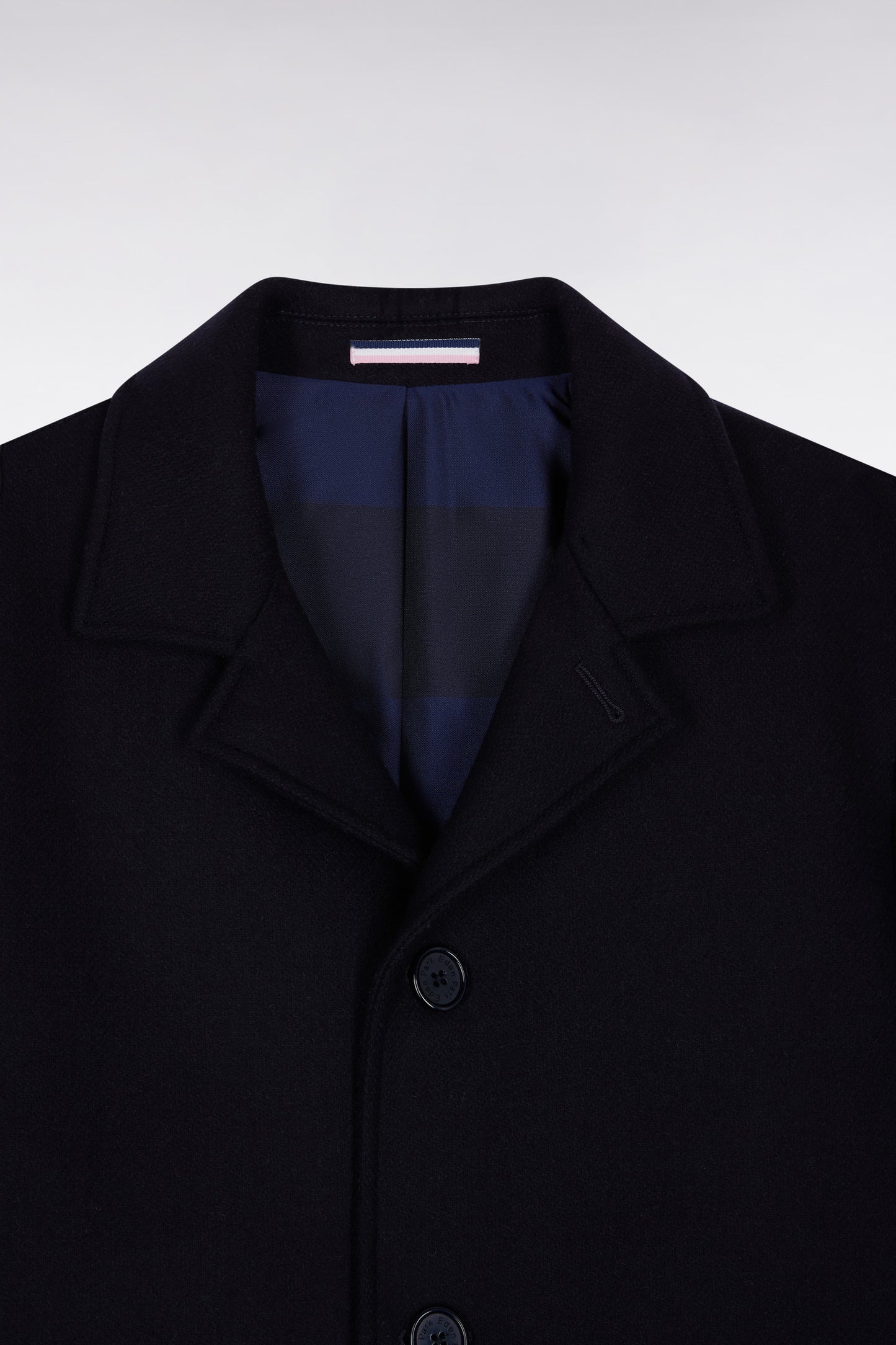 Manteau en laine mélangée marine