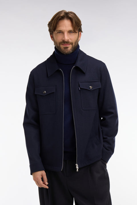 Surchemise en laine et coton - Image 3