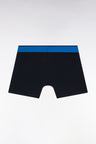 Boxer en jersey de coton colorblock bleu