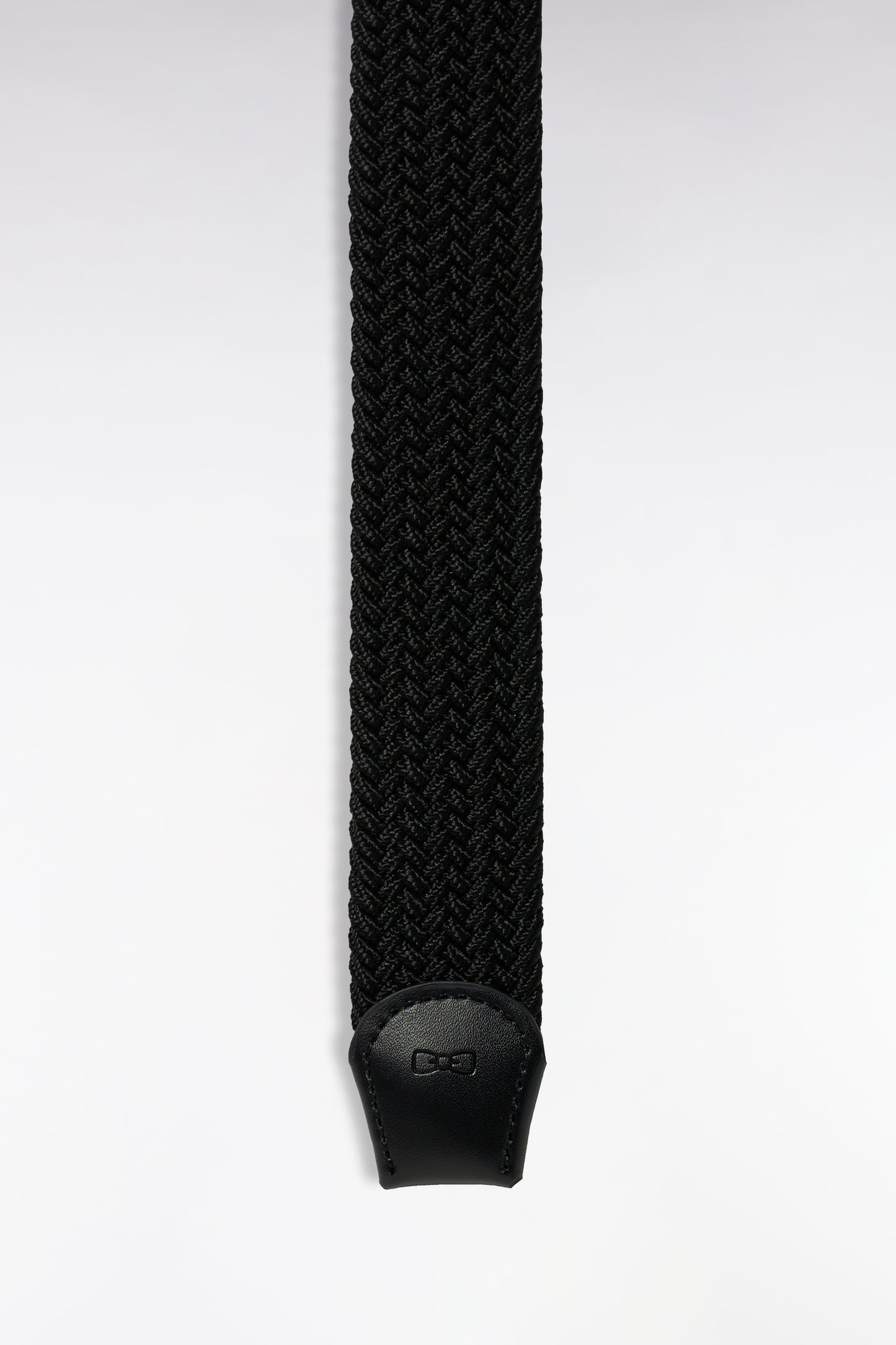 Ceinture tressée élastique noire
