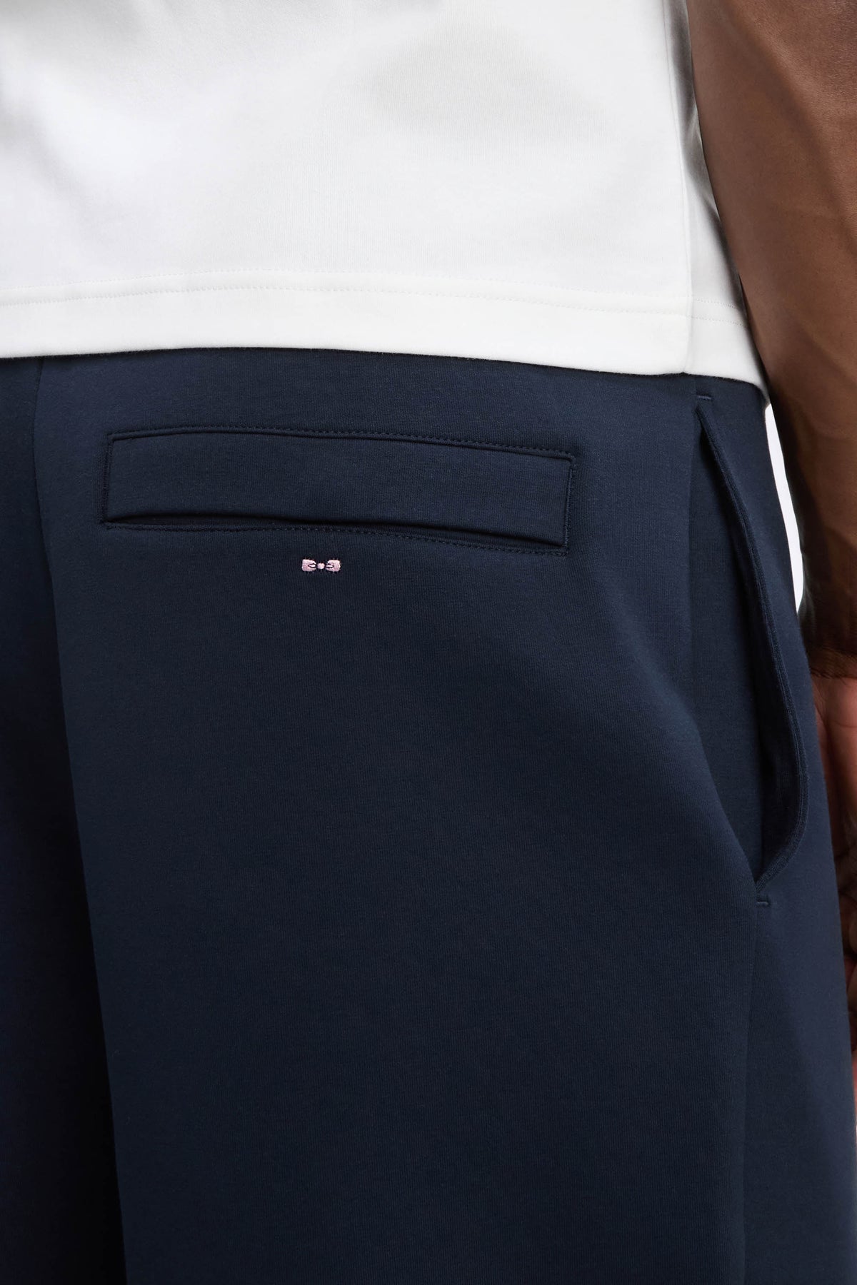 Loose fit unisex navy joggers