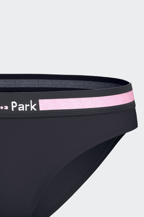 Culotte unie en coton stretch marine - Image 3