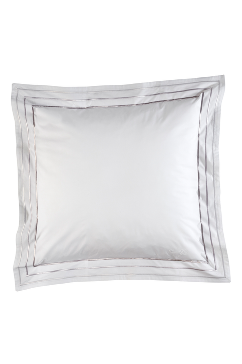 2 white and silver square pillowcases - Avec toi et les bleus - Image 2