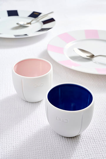 Deux tasses à café en porcelaine - Image 1