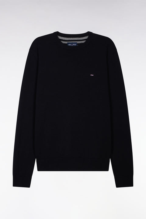 Crew black cotton jumper - Image 2