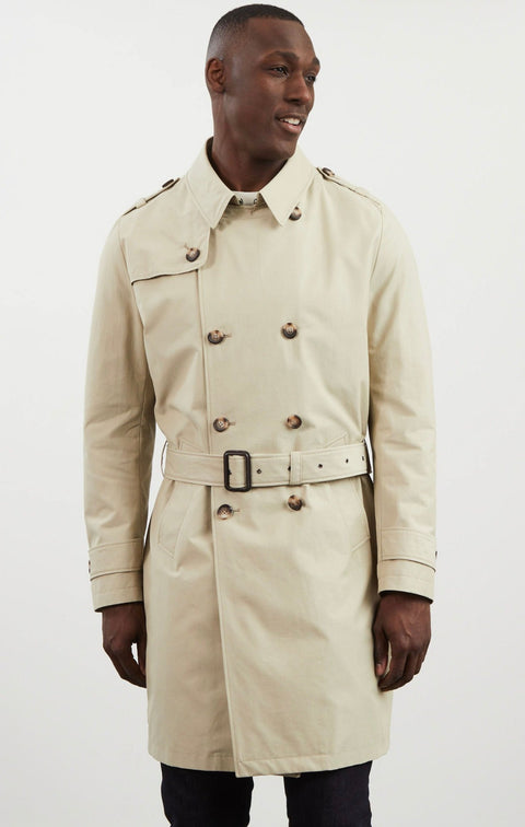 Trench coat déperlant beige - Image 2