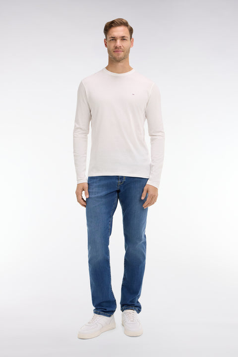 Jean bleu en coton stretch - Image 3