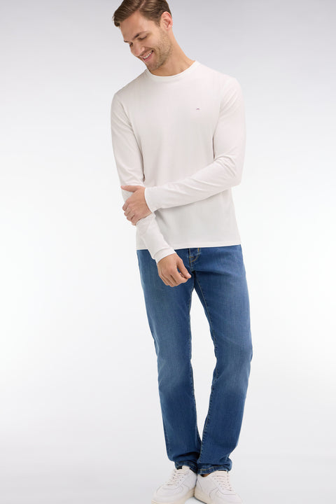 Jean bleu en coton stretch - Image 1