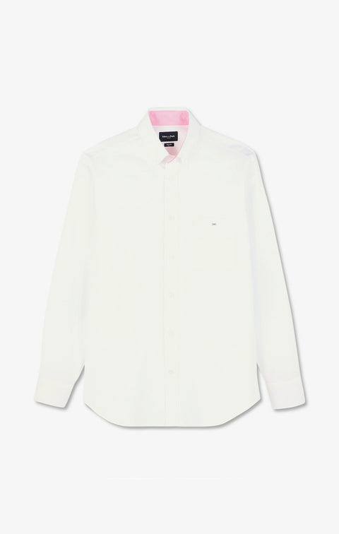 Chemise blanche en twill de coton - Image 2