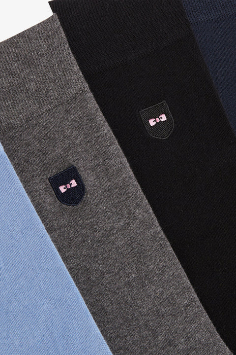 Set of four pairs of plain socks - Image 2