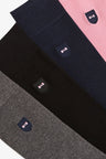 Set of four pairs of plain socks