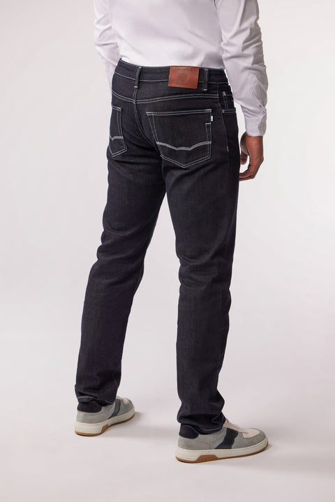 Jean droit en denim bleu marine Eden Park x Racing 92 - Image 2