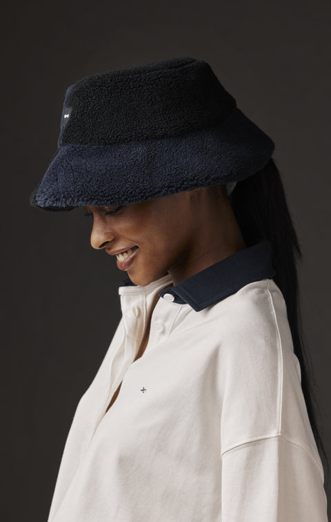 Bob en bouclette noir upcyclé Pap'Atelier - Image 2