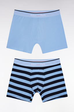 Set of two sky stretch cotton jersey boxer shorts - Image 1
