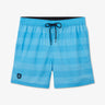 Short de bain à rayures bleu clair