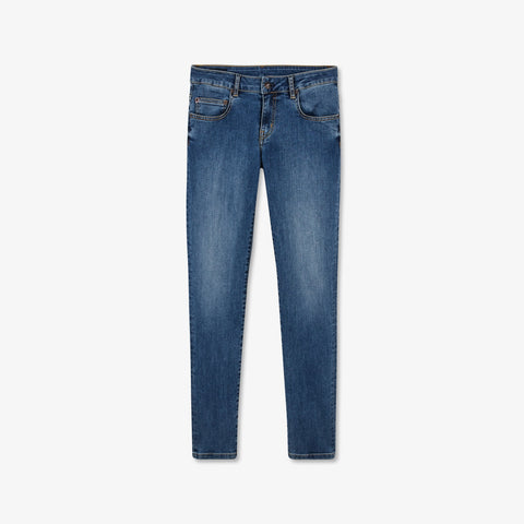Jean slim bleu délavé - Image 2