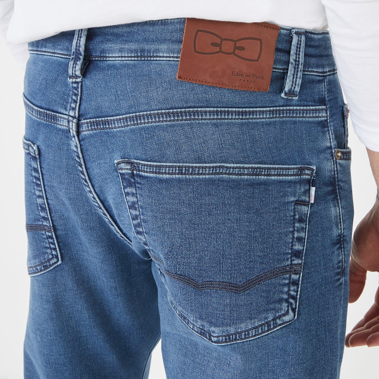 Jean regular bleu foncé