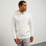 Sweat à capuche blanc uni