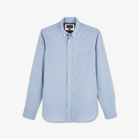 Chemise en coton bleu - Image 2