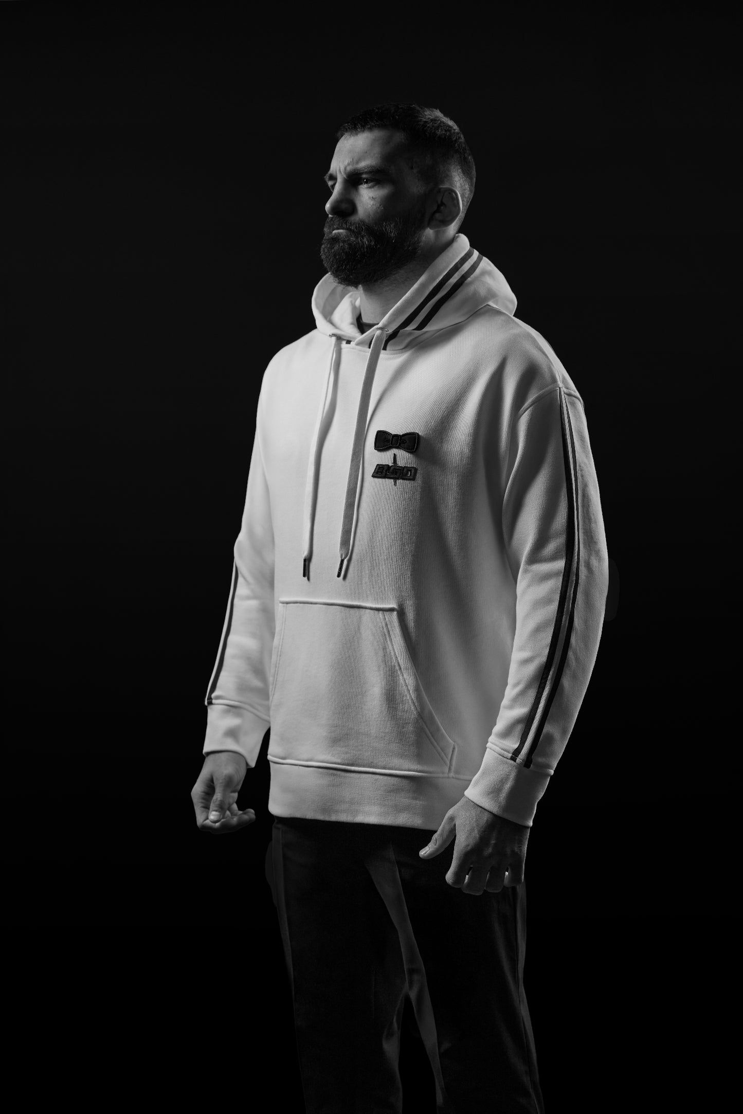 Sweat oversize écru Benoît Saint Denis x Eden Park