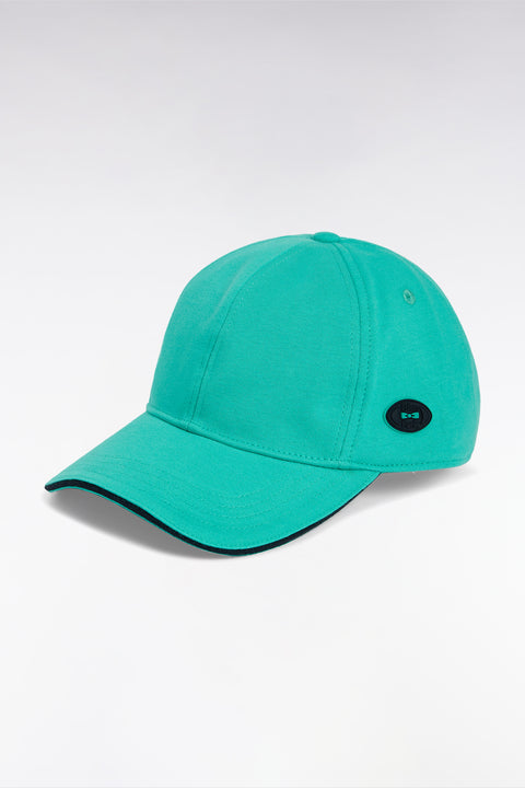 Casquette en jersey de coton vert - Image 2