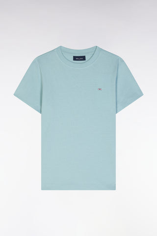 Water cotton t-shirt Water tiered bow tie straight back