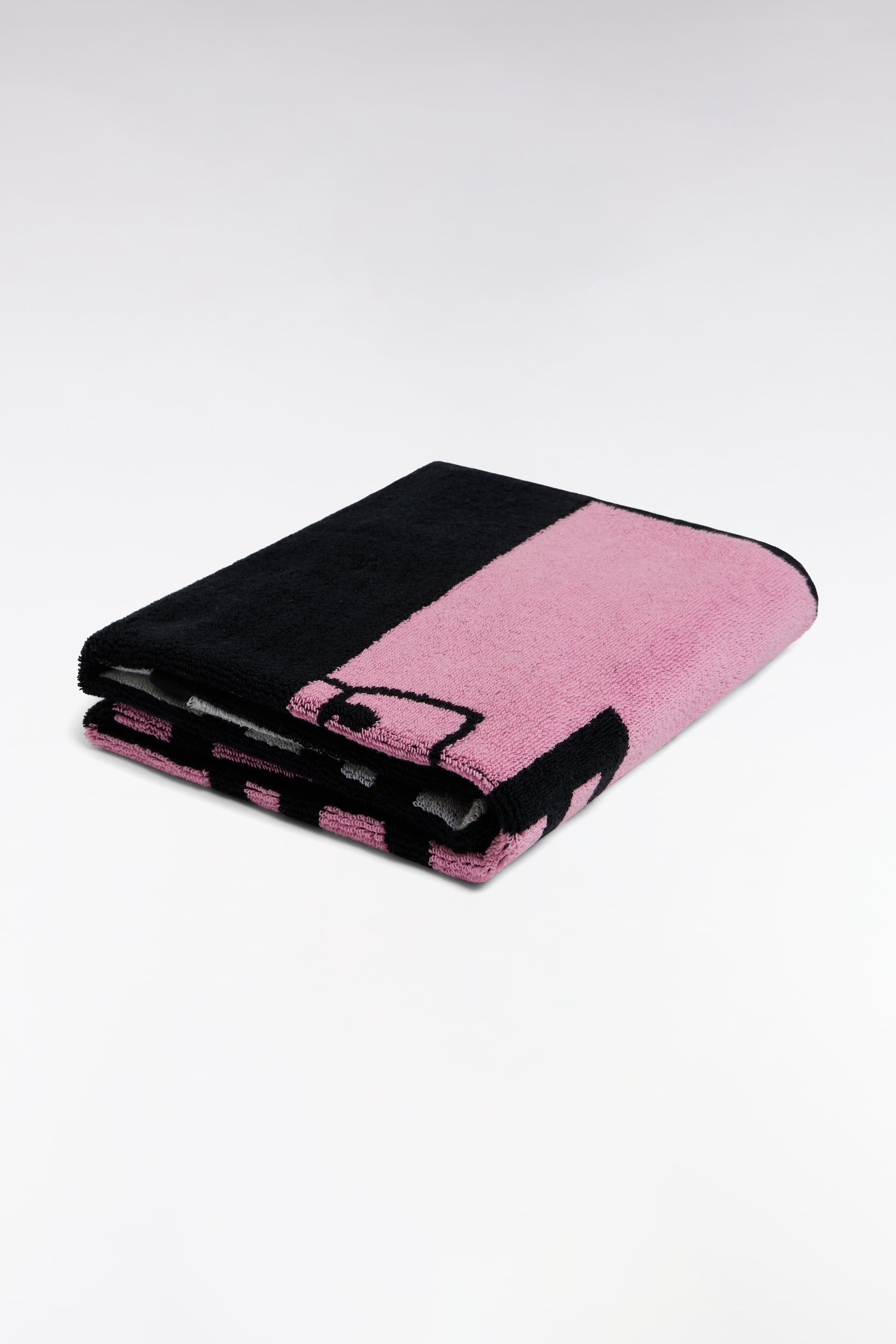 Drap de plage Eden Park en coton rose