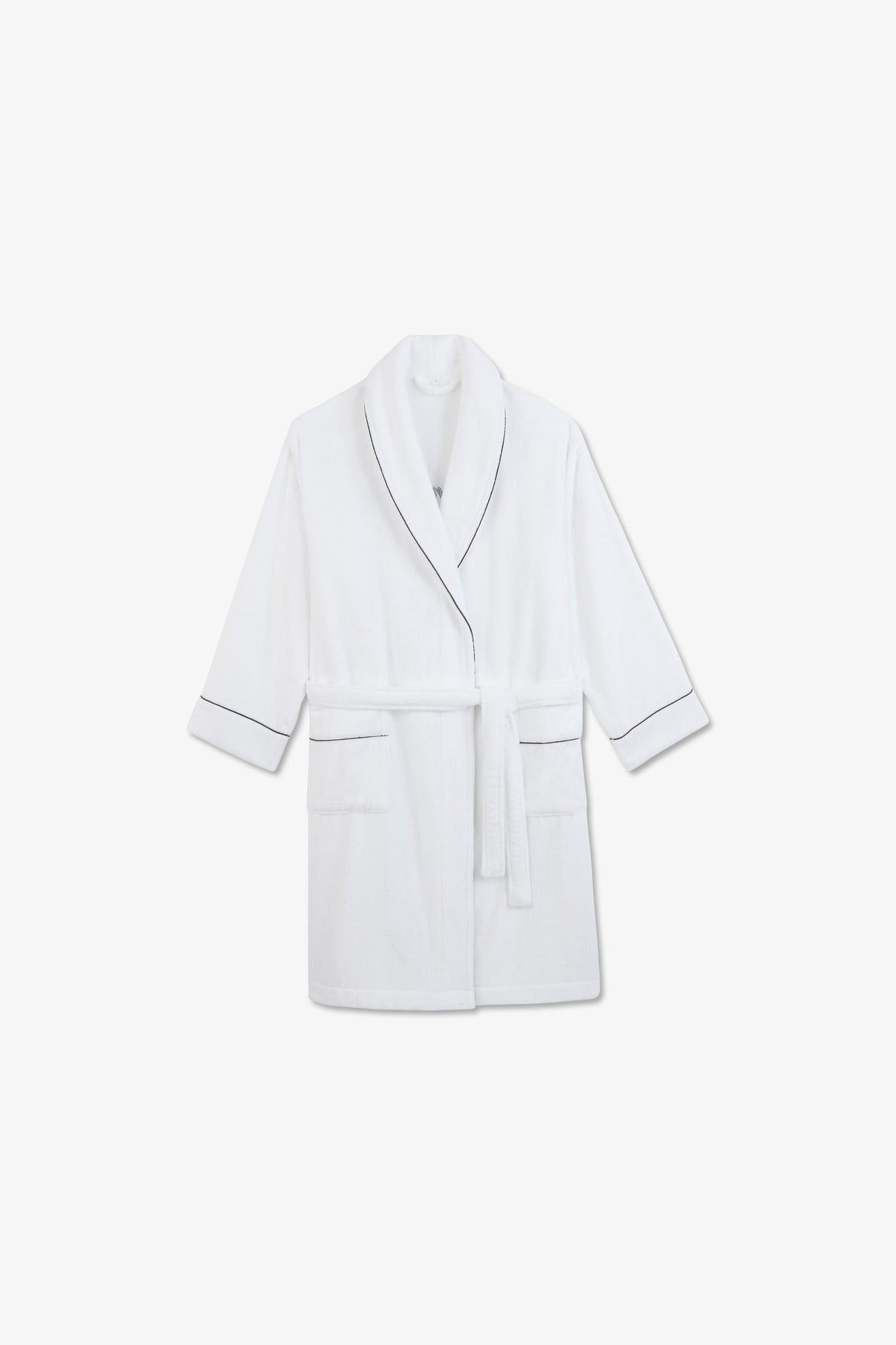 White dressing gown