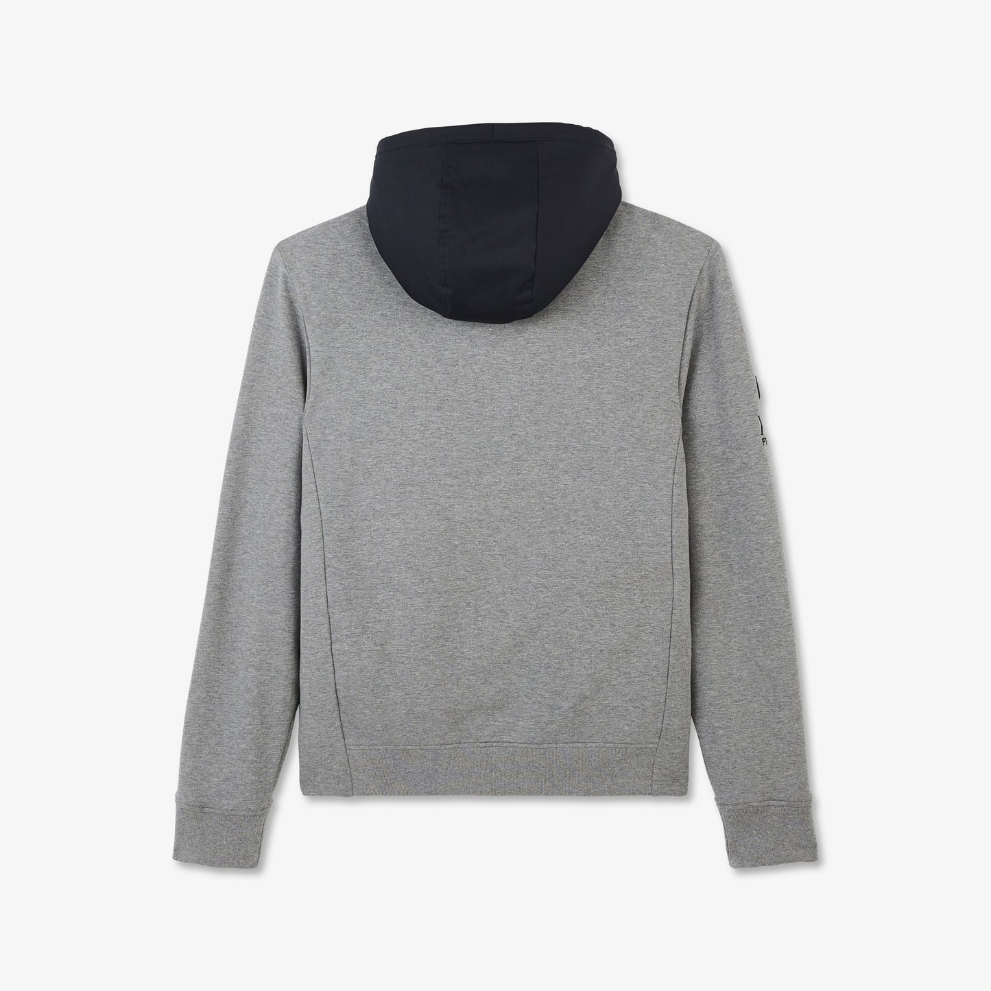 Dark blue bimaterial colourblock XV de France sweatshirt