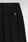 Pantalon à jambes larges fluide noir