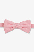 Pink bow tie with micro-pattern Eden Park