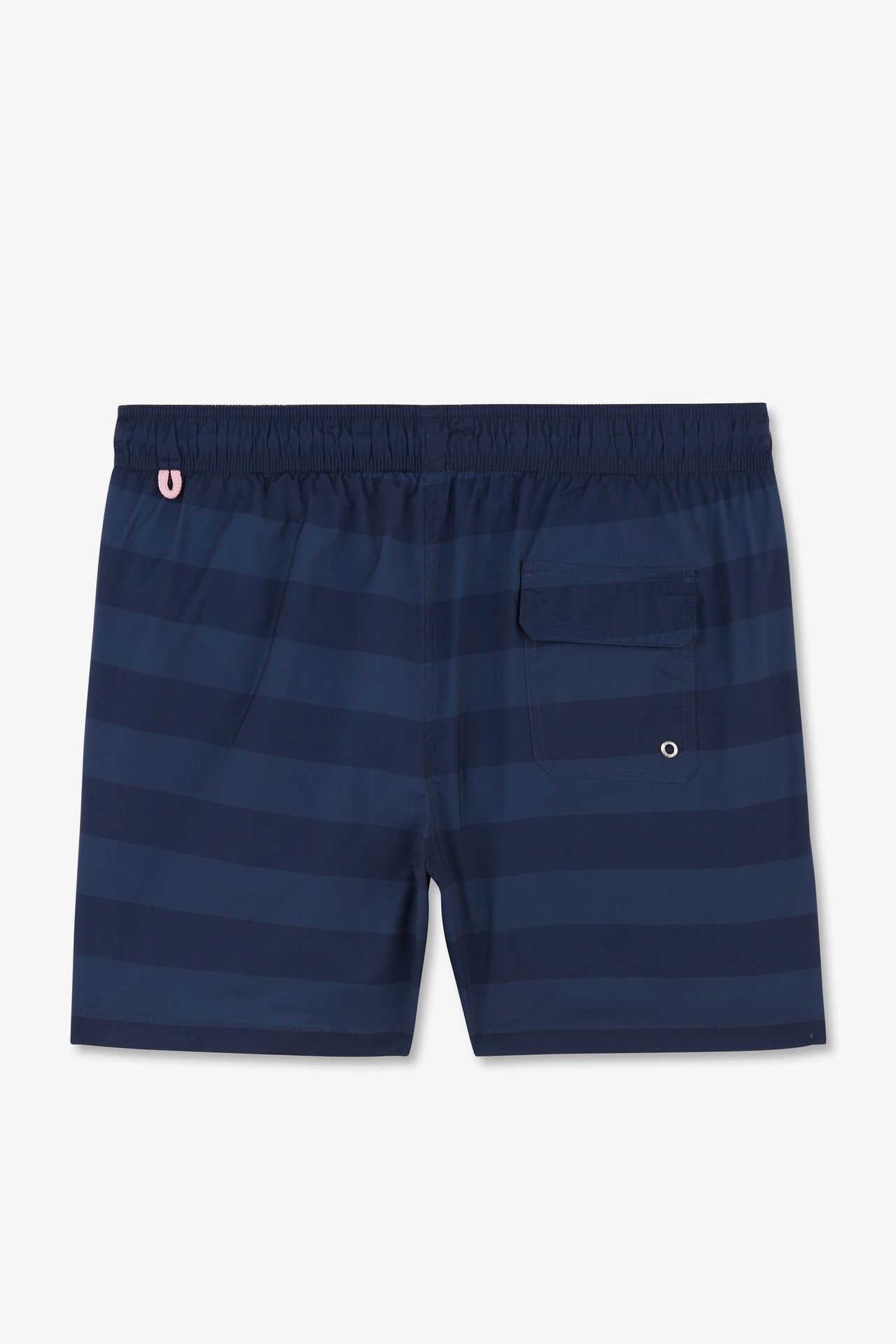 Short de bain à rayures bleu