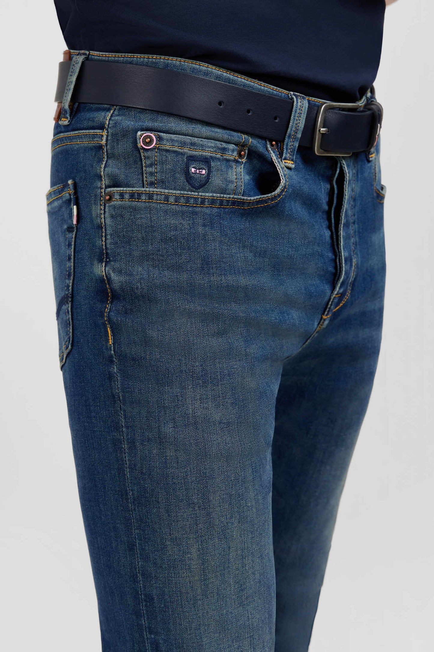 Jean bleu 5 poches - Image 3