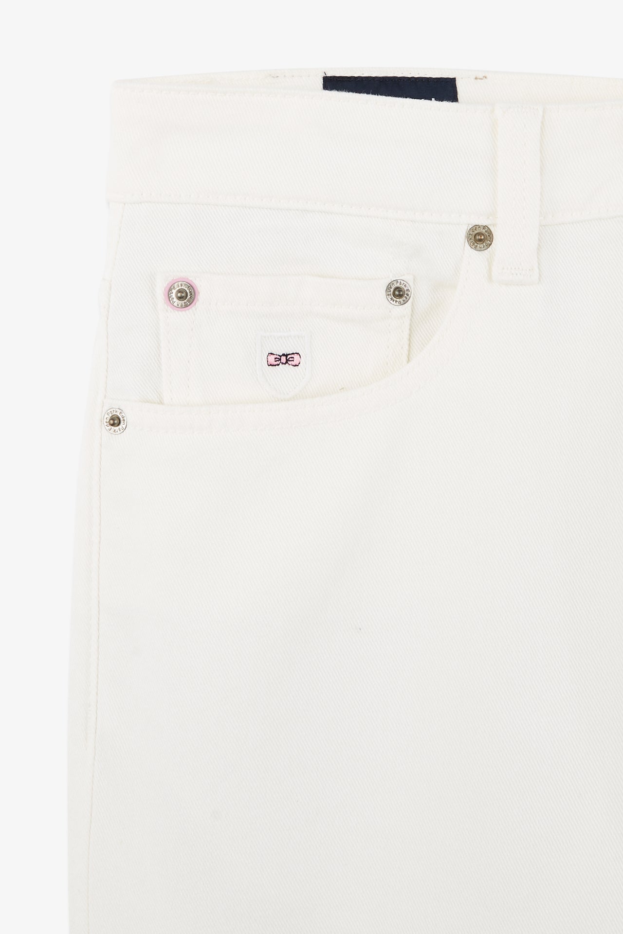 Jean blanc en coton denim stretch coupe regular - Image 6