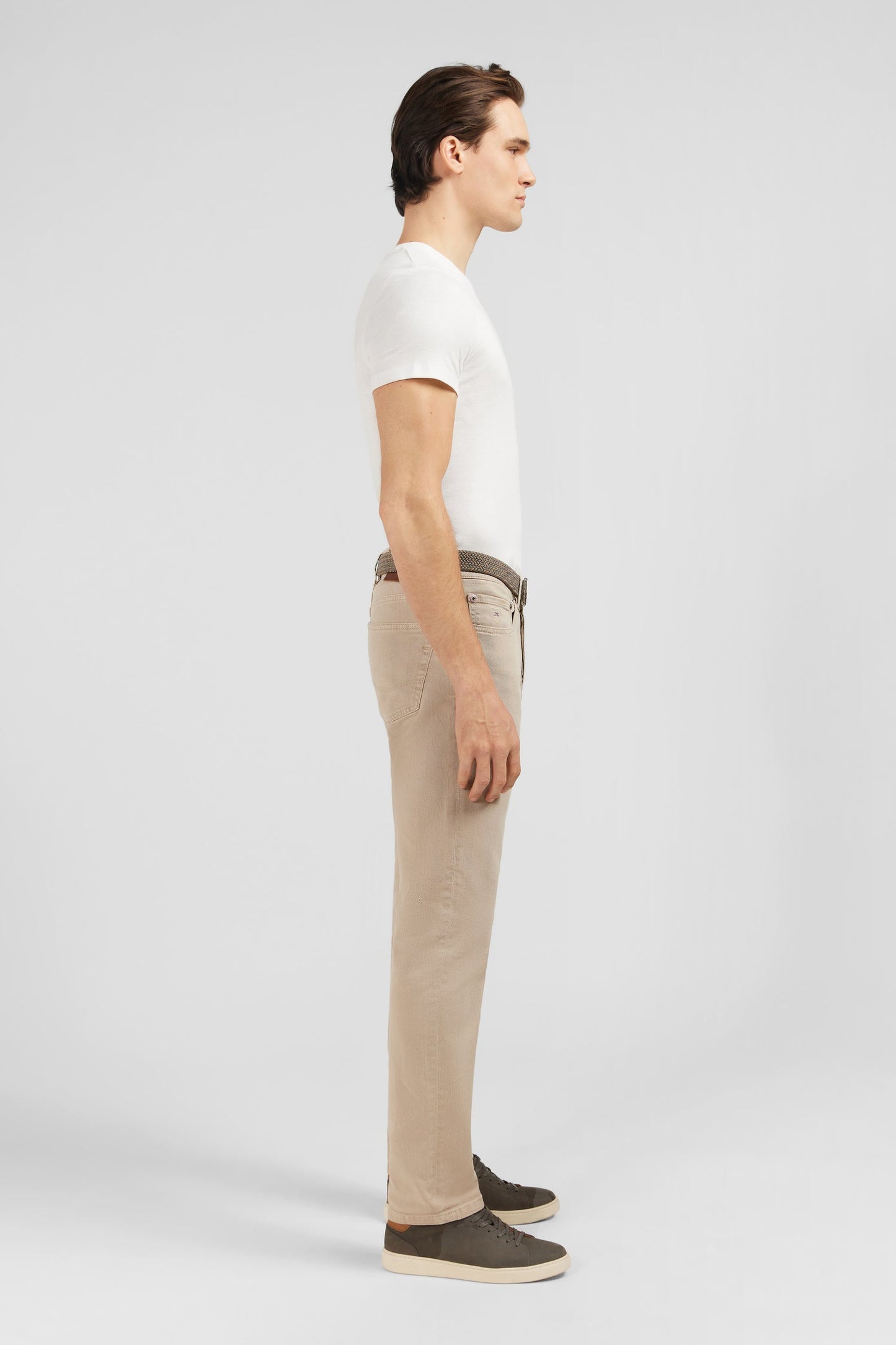 Pantalon droit beige - Image 4