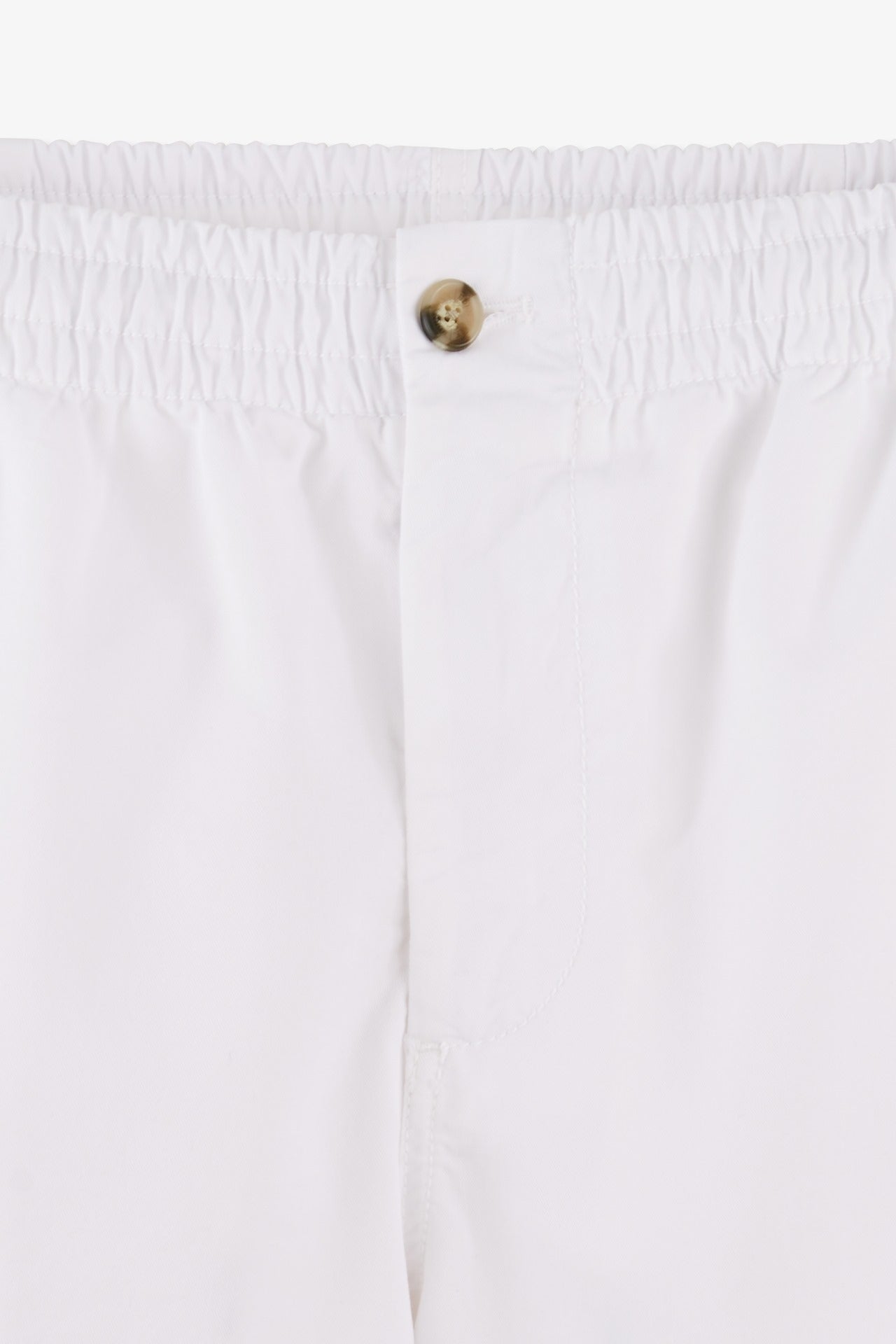 Short en coton uni blanc - Image 5