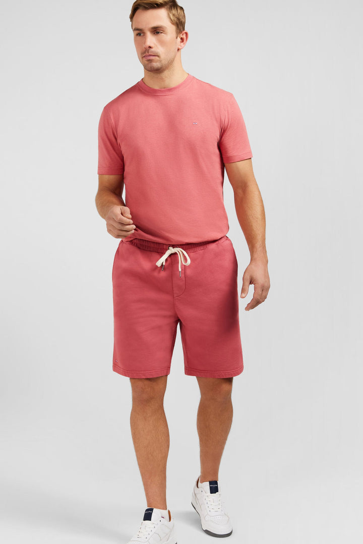 Shorts in brick fleece