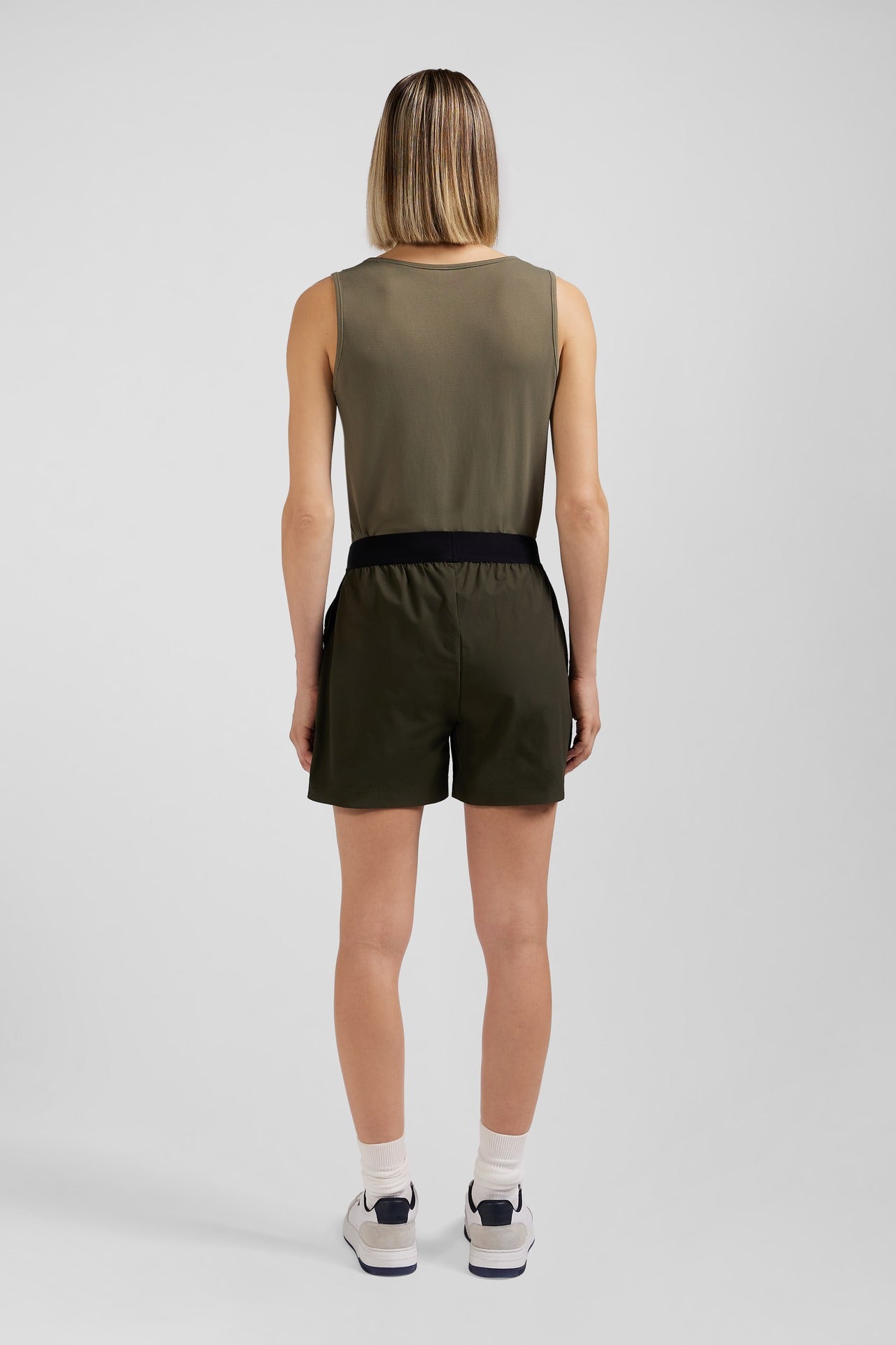 Khaki sports shorts