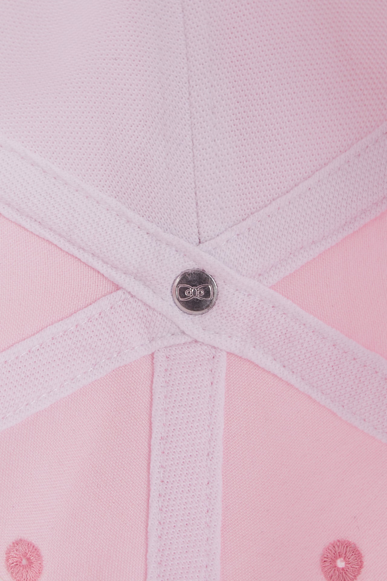 Casquette rose unie en coton - Image 4