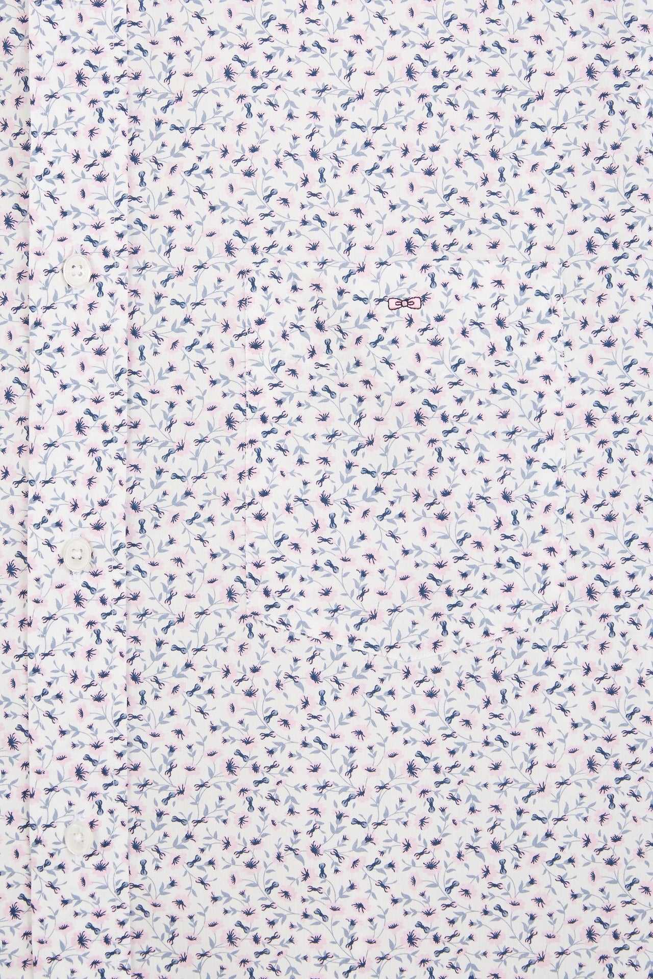 Chemisette blanche imprimée exclusif fleurs