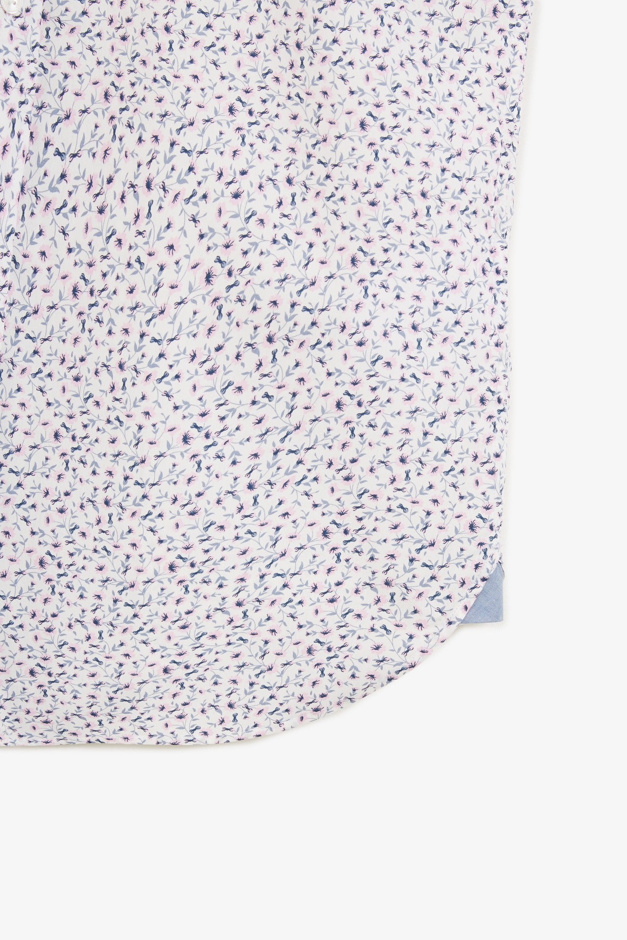 Chemisette blanche imprimée exclusif fleurs