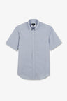 Plain blue shirt