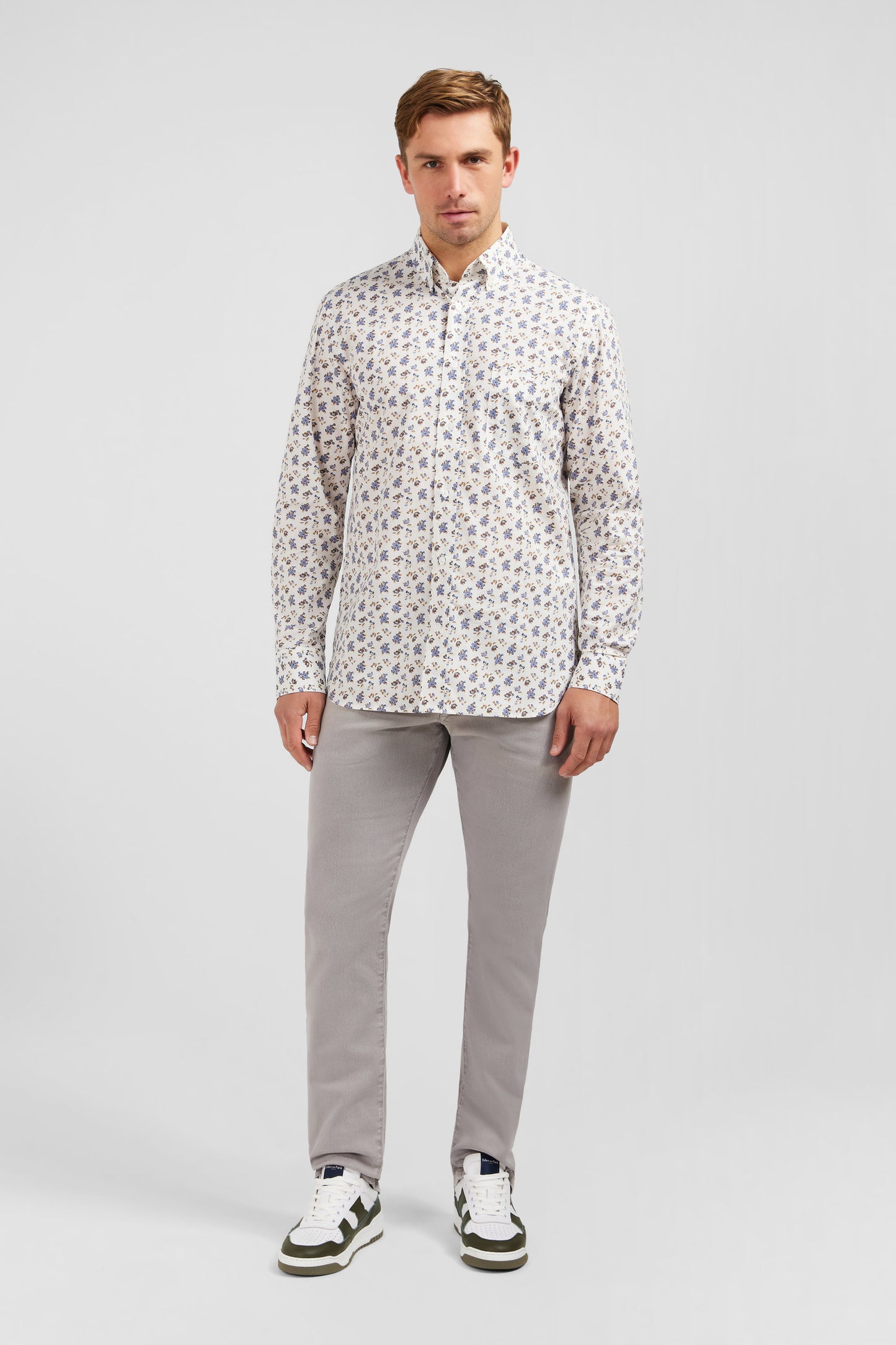 Chemisette beige imprimée exclusif cercle