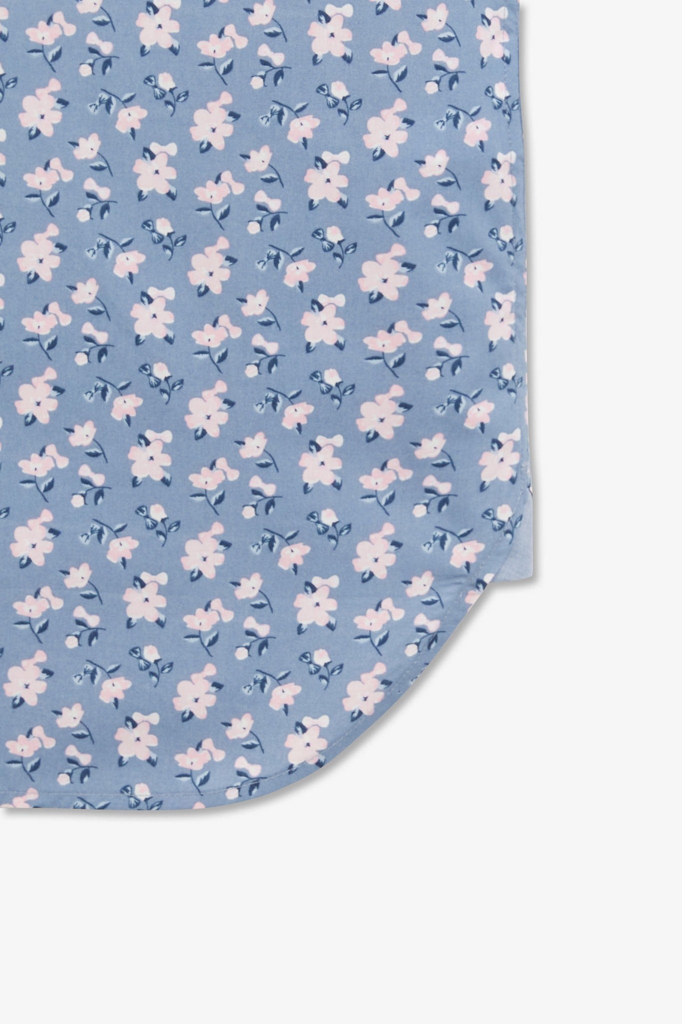 Chemise bleue imprimée exclusif fleurs - Image 10